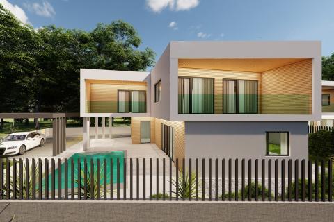 Istra, Pomer-luksuzna kuća u  izgradnji, blizina mora