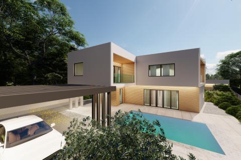 Istra, Pomer-luksuzna kuća u  izgradnji, blizina mora