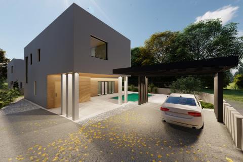 Istra, Pomer-luksuzna kuća u  izgradnji, blizina mora