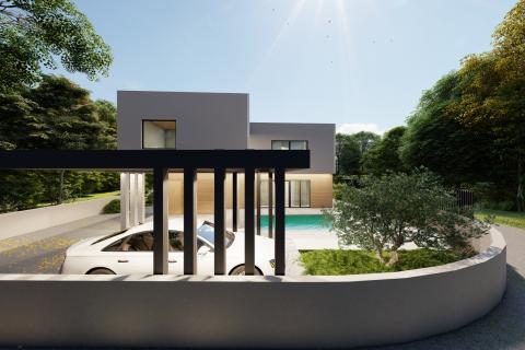 Istra, Pomer-luksuzna kuća u  izgradnji, blizina mora