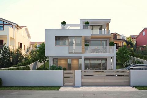 Istra, Crveni vrh, kuća u izgradnji