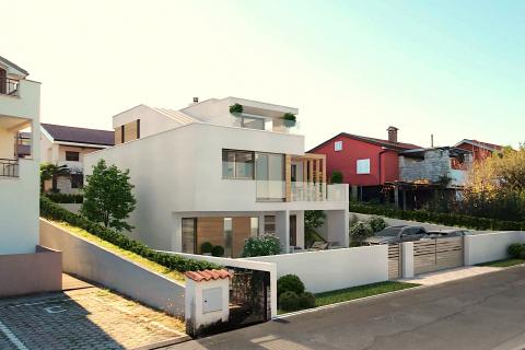 Istra, Crveni vrh, kuća u izgradnji