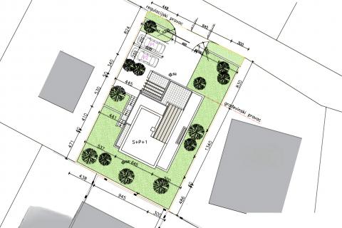 Istra, Crveni vrh, kuća u izgradnji