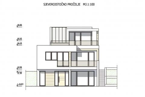 Istra, Crveni vrh, kuća u izgradnji