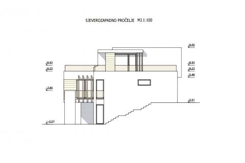 Istra, Crveni vrh, kuća u izgradnji