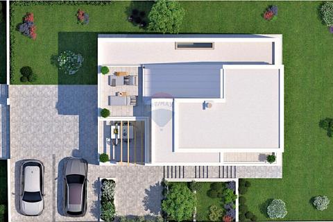 Istra, Crveni vrh, kuća u izgradnji