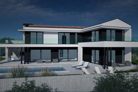 Istra,Rakalj okolica-parcela sa građevinskom dozvolom