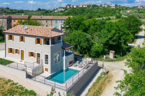 Istra,Buje,okolica-Vila s panoramskim pogledom