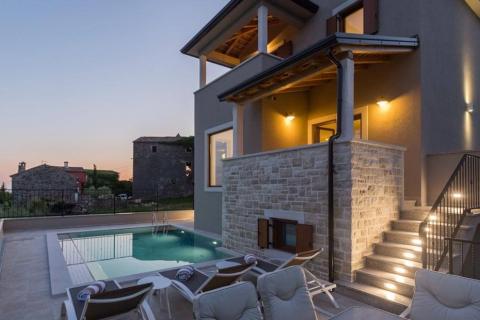 Istra,Buje,okolica-Vila s panoramskim pogledom