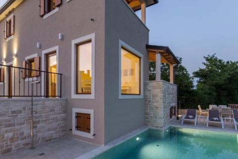 Istra,Buje,okolica-Vila s panoramskim pogledom