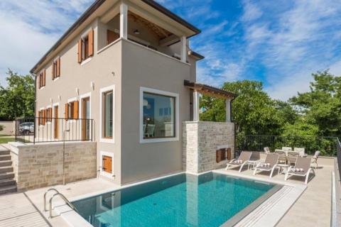 Istra,Buje,okolica-Vila s panoramskim pogledom