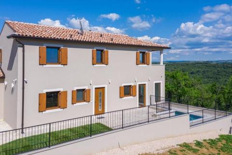 Istra,Buje,okolica-Vila s panoramskim pogledom