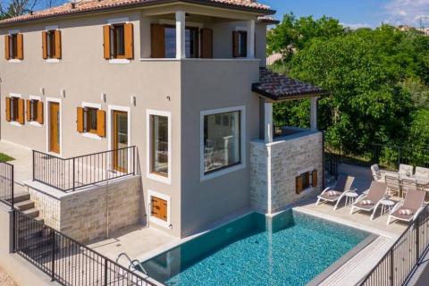 Istra,Buje,okolica-Vila s panoramskim pogledom