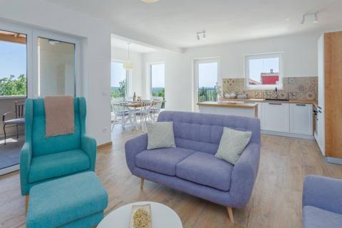 Istra,Buje,okolica-Vila s panoramskim pogledom