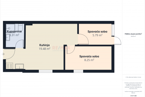 Wohnung Červar-Porat, Poreč, 41,78m2