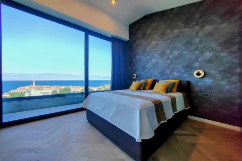 OTOK KRK-VRBNIK moderna villa sa panoramskim pogledom na more