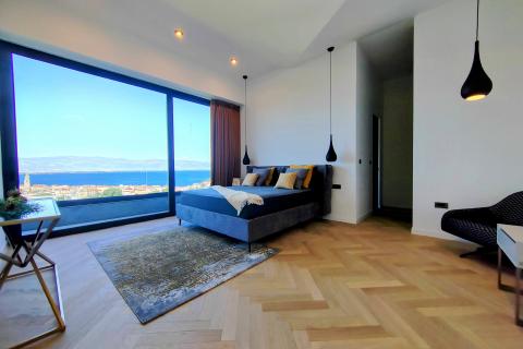 OTOK KRK-VRBNIK moderna villa sa panoramskim pogledom na more