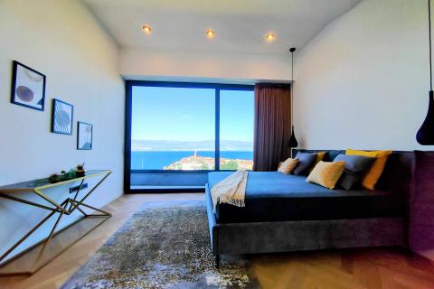 OTOK KRK-VRBNIK moderna villa sa panoramskim pogledom na more