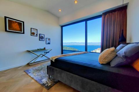 OTOK KRK-VRBNIK moderna villa sa panoramskim pogledom na more