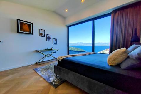 OTOK KRK-VRBNIK moderna villa sa panoramskim pogledom na more