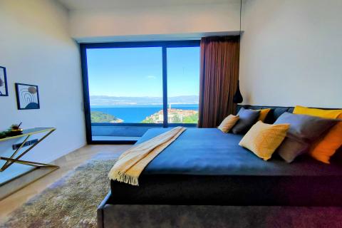 OTOK KRK-VRBNIK moderna villa sa panoramskim pogledom na more