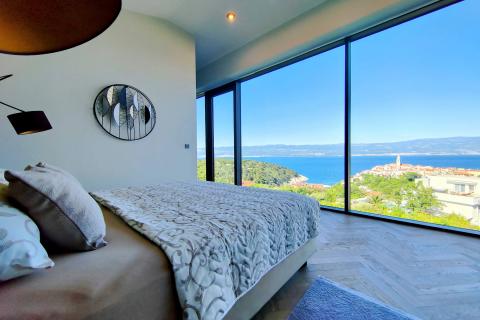 OTOK KRK-VRBNIK moderna villa sa panoramskim pogledom na more