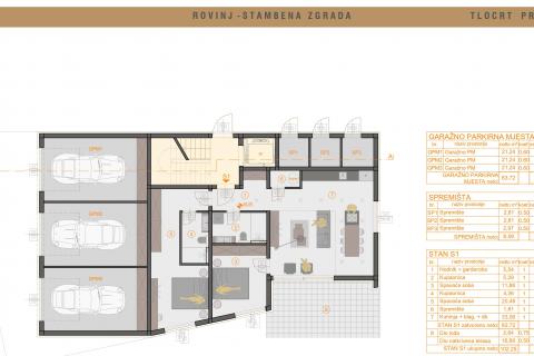 Rovinj, PENTHOUSE in a new building + garage + parking space - close to the sea - 172 m²