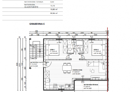 Appartamento Čižići, Dobrinj, 80,84m2