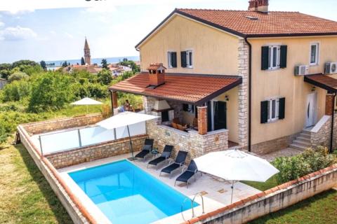 Istra,Lovrečica-Kuća s bazenom u blizini mora