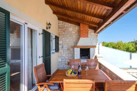 Istra,Lovrečica-Kuća s bazenom u blizini mora