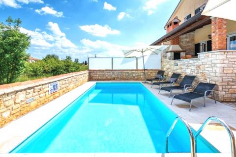 Istra,Lovrečica-Kuća s bazenom u blizini mora