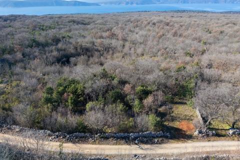 OTOK KRK,VRH-poljoprivredno zemljište -šuma