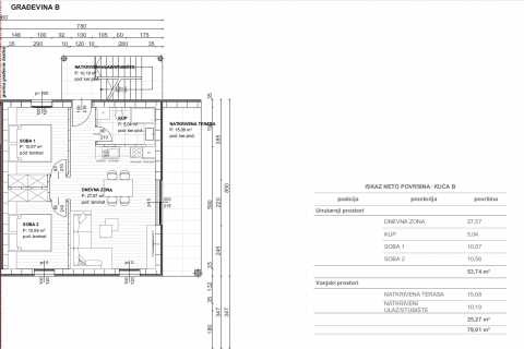 Krk, Čižići, dvosoban stan u blizini mora, novogradnja