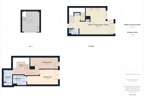 Appartamento Donji grad, Donji Grad, 130m2