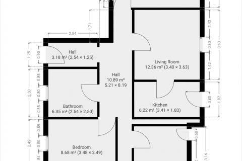 Квартира/Апартамент Marinići, Viškovo, 69,30m2