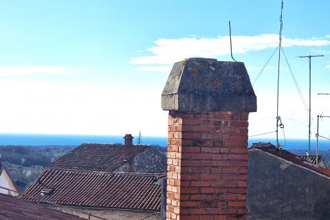 Istra,Brtonigla-Trosoban stan u centru s pogledom na more
