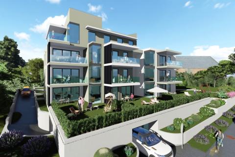 Istra, Buje - stan prizemlje novogradnja, vrt, garaža, lift