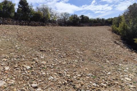 Krk, poljoprivredni teren s izvorom vode