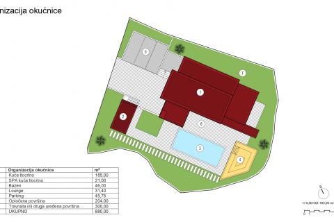 OTOK KRK, MALINSKA moderna villa sa okućnicom i bazenom