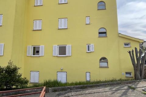 Insel Krk, Malinska, Wohnung mit Meerblick, Erdgeschoss, Parkplatz