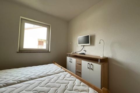 Insel Krk, Malinska, Wohnung mit Meerblick, Erdgeschoss, Parkplatz