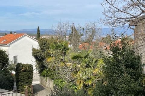 Insel Krk, Malinska, Wohnung mit Meerblick, Erdgeschoss, Parkplatz