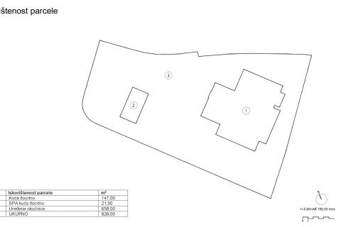 OTOK KRK, MALINSKA moderna villa sa okućnicom i bazenom