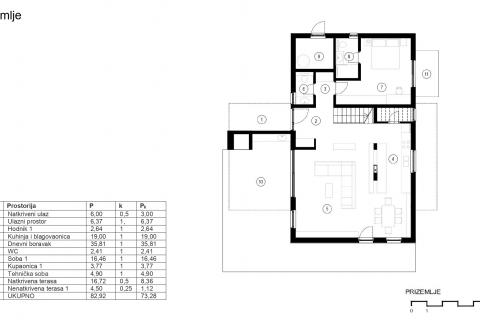 OTOK KRK, MALINSKA moderna villa sa okućnicom i bazenom