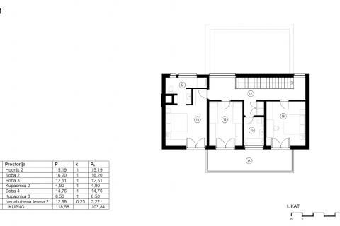 OTOK KRK, MALINSKA moderna villa sa okućnicom i bazenom