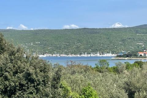 Krk,grad Krk,maslinik na prekrasnoj lokaciji,pogled na more