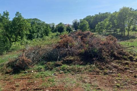 Istra,Rakalj okolica-parcela sa građevinskom dozvolom