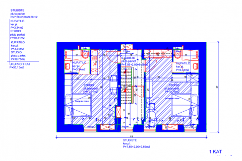 Istria, Rovinj, 2 Studios on 1st Floor, Quiet Street