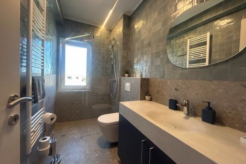 Višnjan, nova kamena vila sa bazenom i velikom okućnicom