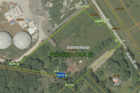 Building plot Pisarovina, 9.084m2